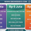 Daftar harga paket pembuatan website dan layanan SEO dari SBG Bali dan SBG Web SEO tahun 2026.